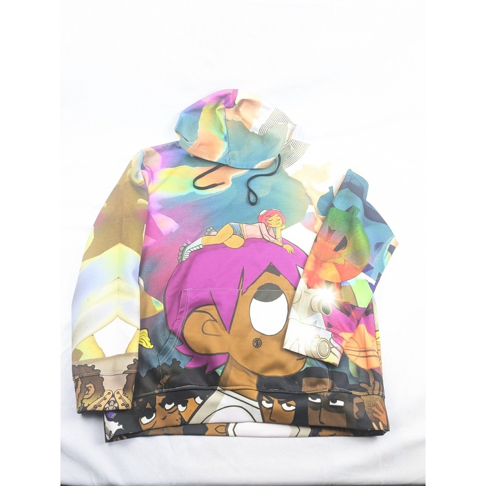 Lil Uzi Vert Sweater Men's Size XXL Hip Hop Rap Album Art All Over Print